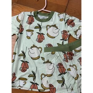 Beauty and the Beast Bamboo Pajama Set 2T